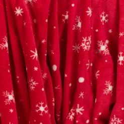 Snowflake Printed Plush Throw Blanket Christmas Red/Ivory - Wondershop™ 7 Snowflake Printed Plush Throw Blanket Christmas Red/Ivory - Wondershop™ -Wondershop Sales unnamed file 682