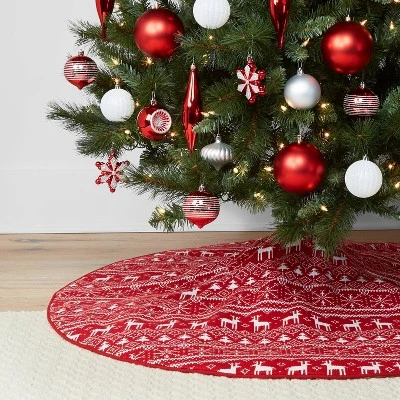 48in Fair Isle Reversible Christmas Tree Skirt - Wondershop™ 1 48in Fair Isle Reversible Christmas Tree Skirt - Wondershop™
