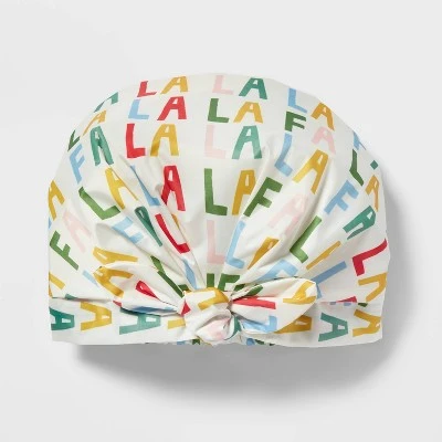 Fa La La Christmas Shower Cap - Wondershop™ 2 Fa La La Christmas Shower Cap - Wondershop™ - Image 2