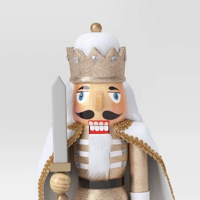 Glitter Cape Nutcracker Gold - Wondershop™ 2 Glitter Cape Nutcracker Gold - Wondershop™ - Image 2