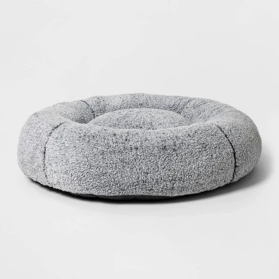 Round Cuddler Dog Bed - Gray - Wondershop™ 3 Round Cuddler Dog Bed - Gray - Wondershop™ - Image 3