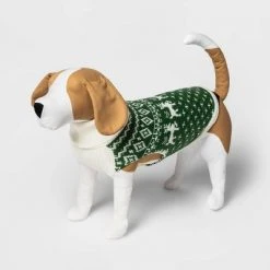 Fairisle Dog and Cat Sweater - Green - Wondershop™ 11 Fairisle Dog and Cat Sweater - Green - Wondershop™ -Wondershop Sales unnamed file 923