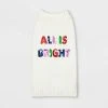 All is Bright Dog and Cat Sequin Sweater - Cream - Wondershop™
