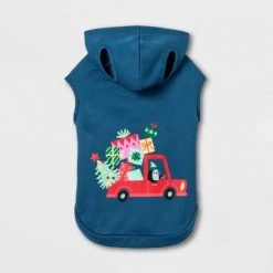 Penguin Christmas Car Dog and Cat Hoodie - Wondershopâ˘