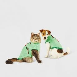 Fleece Dog and Cat Jacket - Green - Wondershop™ 12 Fleece Dog and Cat Jacket - Green - Wondershop™ -Wondershop Sales unnamed file 995