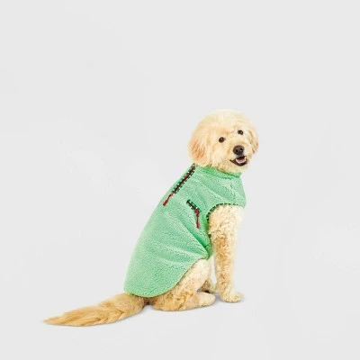 Fleece Dog and Cat Jacket - Green - Wondershop™ 8 Fleece Dog and Cat Jacket - Green - Wondershop™ - Image 8